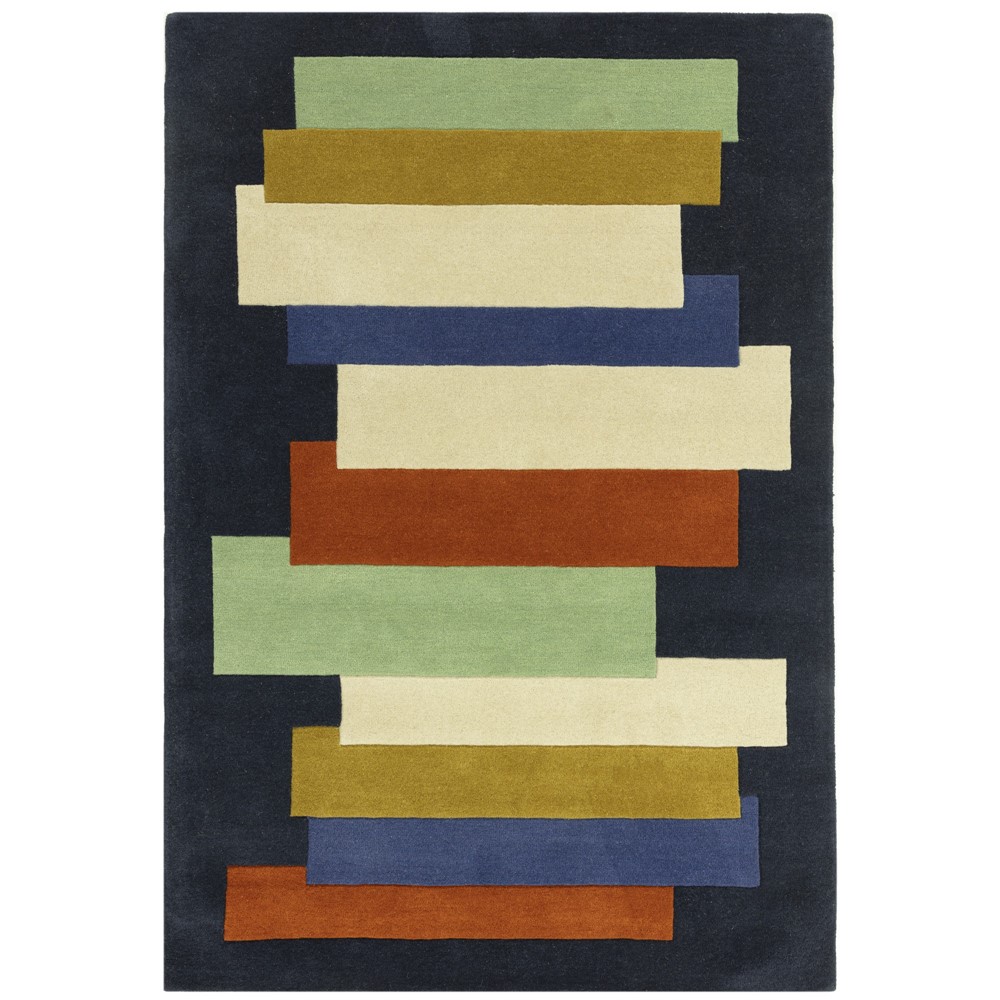 Reef Stacks RF33 Modern Geometric Rug in Multi